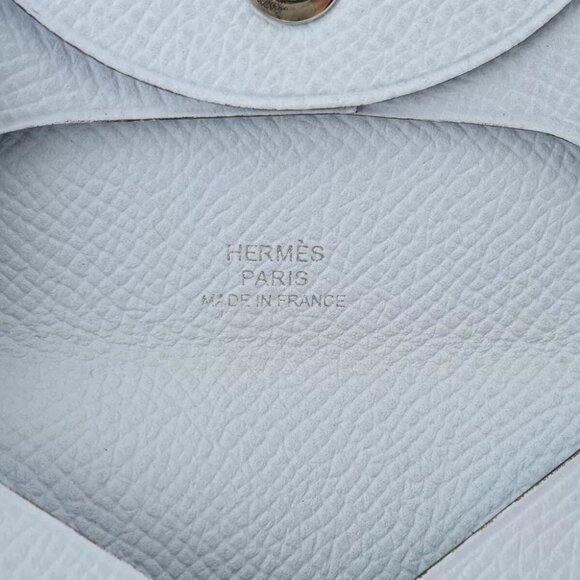 HERMES Blue plum coincase - Picture 8 of 12